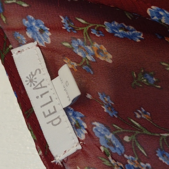 Delia's Long Sleeve Fall Dress size Small - Picture 7 of 16